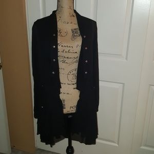 Paris Paris Long Sleeve Wrap Shawl M